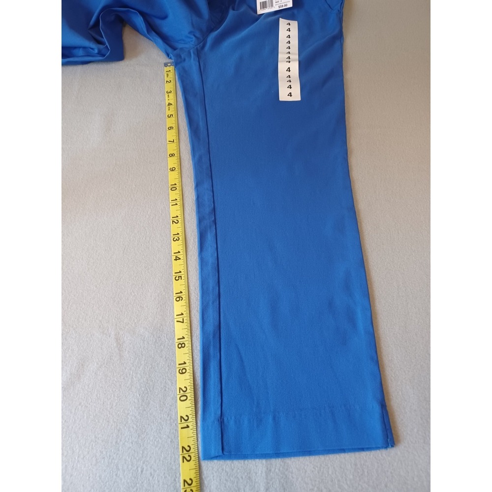 Rafaella Women Dazzling Blue Stretch Capri Pants RSBSF073 Size 4 NWT - Picture 9 of 11